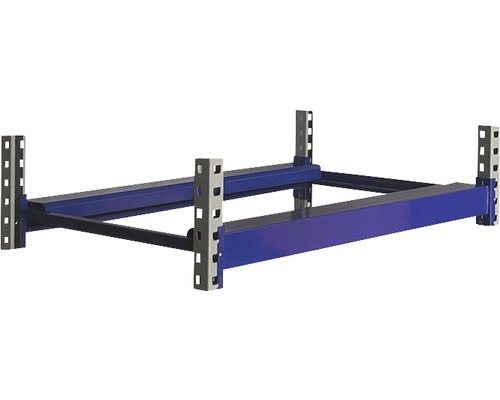 Rozšíření úrovně pro regál na pneumatiky INDUSTRIAL 1000x600 mm, nosnost 500 kg Základní rám pro kovový regál pro velké zatížení