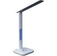 LED stolní lampa s displejem