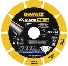 Řezný kotouč DeWalt na kov, průměr 125 milimetrů