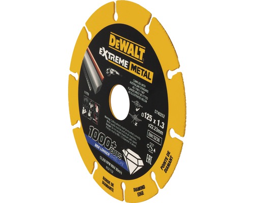 Řezný kotouč DeWalt Extreme Metal, průměr 125 milimetrů