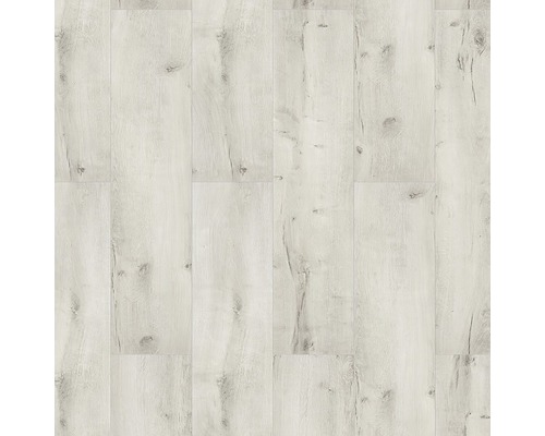 Světlá laminátová podlaha s dřevěným vzhledem