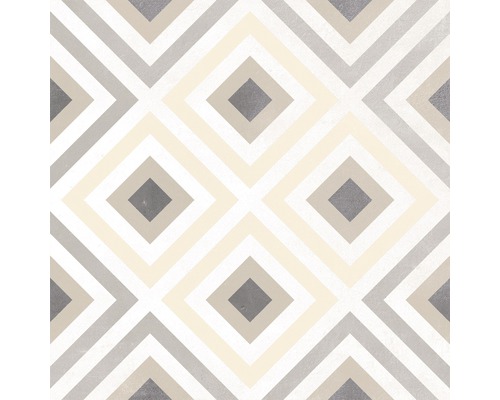 Vzor dlaždic s geometrickými kosočtverci
