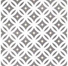 Vzor dlaždic s protínajícími se kruhy a kosočtverci