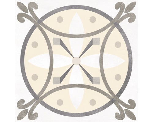 Dlaždice s geometrickým dekorem