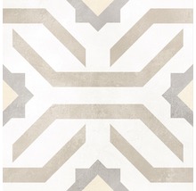 Dekorativní podlahová dlaždice s geometrickým vzorem