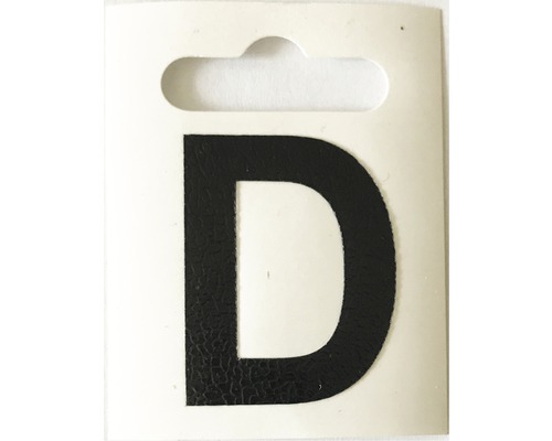 Samolepka "D", 50 x 65 mm, fólie