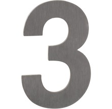Samolepicí číslo "3", 50 mm, nerez, 50 x 1,5 mm-thumb-0