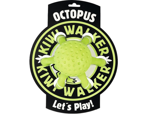 Hračka pro psy Kiwi Walker chobotnice z TPR pěny 20 cm zelená