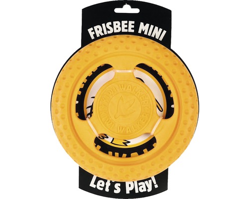 Hračka pro psy Kiwi Walker frisbee létající a plovací z TPR pěny 16 cm oranžová Mini frisbee hračka pro psy na kartě