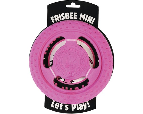 Hračka pro psy Kiwi Walker frisbee z TPR pěny 16 cm růžová