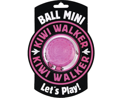 Hračka pro psy Kiwi Walker míček plovací Mini z TPR pěny 5 cm růžová