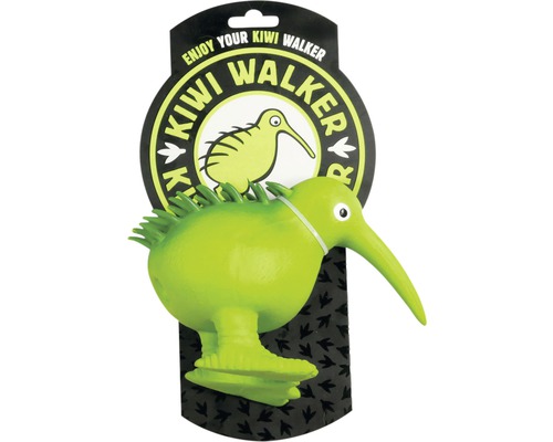 Hračka pro psy Kiwi Walker pískací Kiwi vel. S 8,5 cm zelená