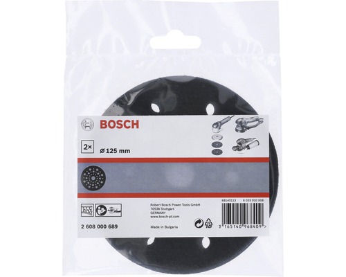 Brusné kotouče Bosch, průměr 125 milimetrů, 2 kusy