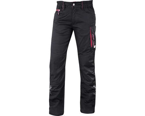 Kalhoty pas Ardon FLORET dámské černo-růžová velikost 34