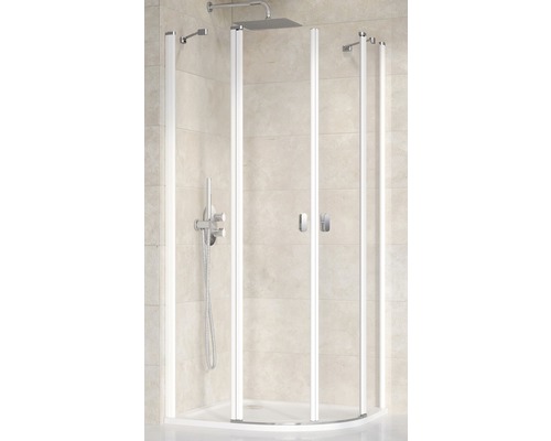Sprchový kout Ravak Chrome CSKK4-90 white+Transparent dvoukřídlé dveře 3Q170100Z1 Sprchový kout Ravak Chrome CSKK4-90 white+Transparent dvoukřídlé dveře 3Q170100Z1