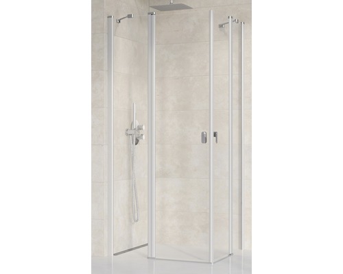 Jedna strana sprchového koutu Ravak Chrome CRV2-100 satin+Transparent 1QVA0U00Z1 Jedna strana sprchového koutu Ravak Chrome CRV2-100 satin+Transparent 1QVA0U00Z1