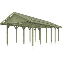 Přístřešek na auto SKAN HOLZ Wallgau 430 x 900 cm impregnovaný