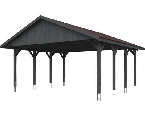 Dřevěný carport se střechou pro venkovní použití