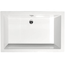 Obdélníkový vestavný dřez s odtokovou soupravou