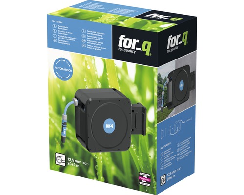 Balení automatického boxu na hadici s 12,5 mm hadicí a délkou 20 plus 2 metry