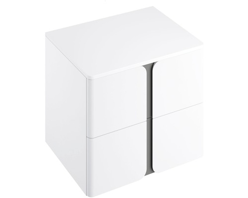 Koupelnová skříňka nízká RAVAK Balance 500 bílá/grafit