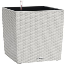 Čtvercový květináč se zavlažovacím systémem a ukazatelem teploty