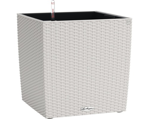 Čtvercový květináč se zavlažovacím systémem