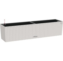 Obdélníkový truhlík se zavlažovacím systémem a vzhledem ratanu