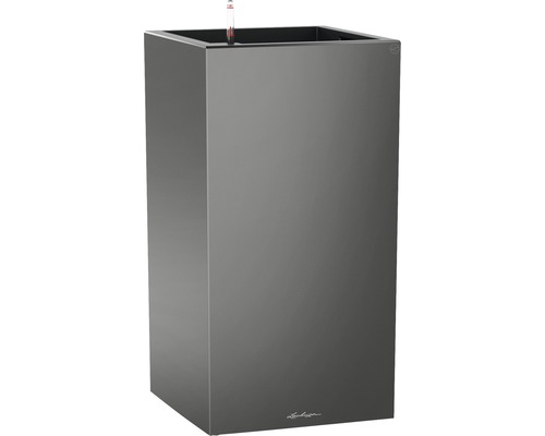 Čtvercový květináč se zavlažovacím systémem