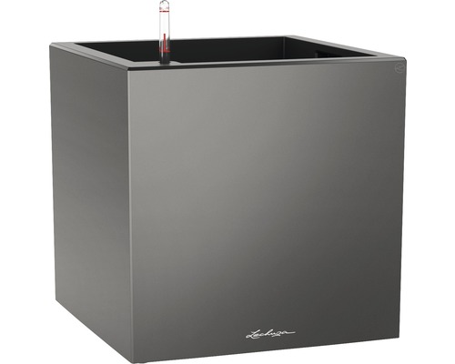 Čtvercový květináč s ukazatelem hladiny vody