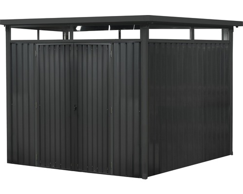 Systémový zahradní domek 6,43 m² se střešním oknem 290x245x226 cm antracit