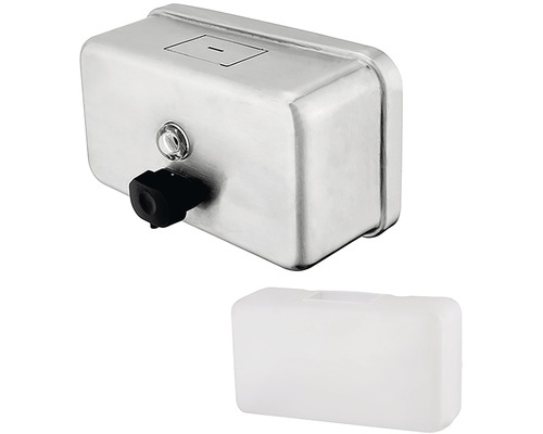 Nerezový dávkovač mýdla s nádobkou