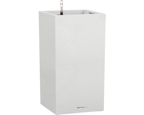 Čtvercový květináč s ukazatelem hladiny vody