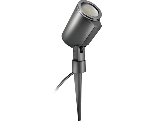 LED venkovní bodové osvětlení Steinel GARDEN IP44 GU10 6,7 W 512 lm 3000 K antracitové Zahradní reflektor se zemním hrotem pro venkovní osvětlení