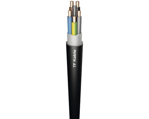 Instalační kabel CYKY-J 5x2,5mm² 750V 15m černý