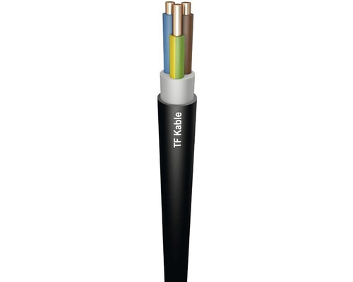 Instalační kabel CYKY-J 3x2,5mm² 750V 15m černý