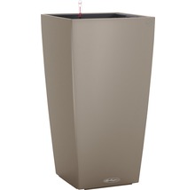 Vysoký, čtvercový květináč s ukazatelem hladiny vody