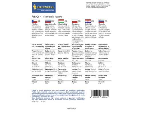 Informace o polníčku Favor od Kiepenkerl