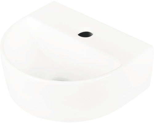 Rohový keramický umyvadlo