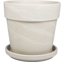 Keramický květináč s podšálkem