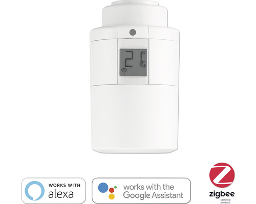 Digitální termostat radiátoru s kompatibilitou s Alexa a Google Assistant