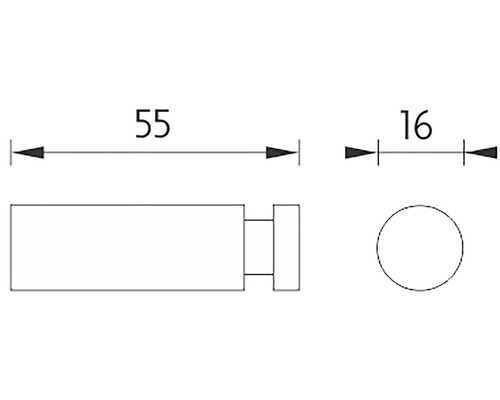 Technický výkres s rozměry výrobku
