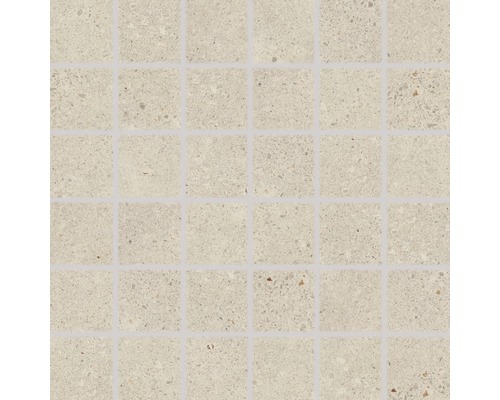 Keramická mozaika Grosseto béžová 30x30 cm, 5x5 cm Mozaiková dlaždice s čtvercovými prvky