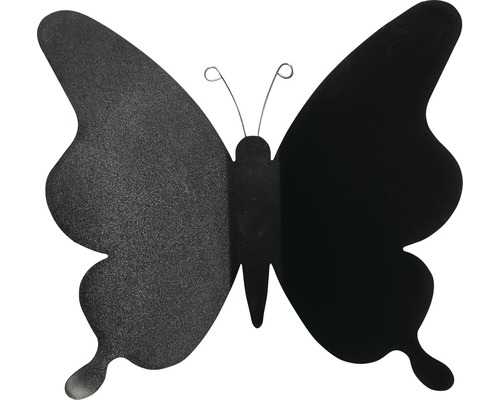 Dekorativní kovová figurka motýla s tykadly