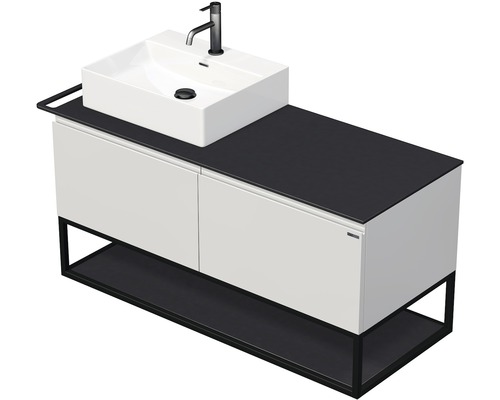 Koupelnová skříňka s umyvadlem na desku Intedoor TARA 128 cm TA OALU 120L 2Z KDL