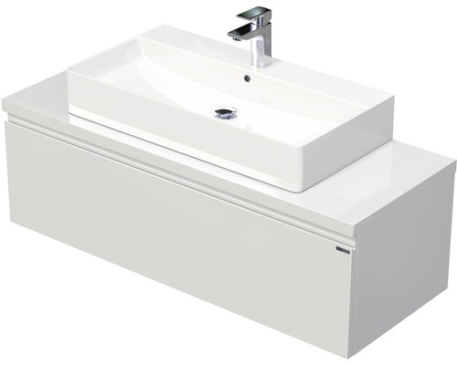 Koupelnová skříňka s umyvadlem na desku Intedoor LETTY 120 cm LE DESK 120 1Z Umyvadlo se skříňkou a baterií