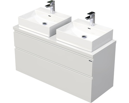 Koupelnová skříňka s dvojumyvadlem na desku Intedoor LETTY 120 cm LE DESK 120D 2Z