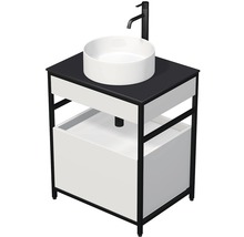 Umyvadlová skříňka s umyvadlem na desku a baterií