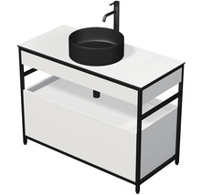 Umyvadlová skříňka s umyvadlem na desku a baterií