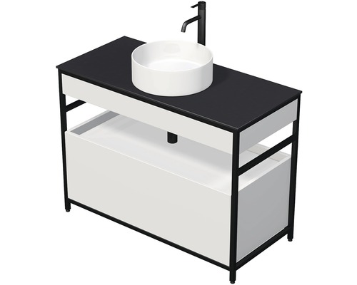 Koupelnová skříňka s umyvadlem na desku Intedoor KRIOS 100 cm KR DESK 100 1Z B A3416 Koupelnová skříňka s umyvadlem na desku Intedoor KRIOS 100 cm KR DESK 100 1Z B A3416